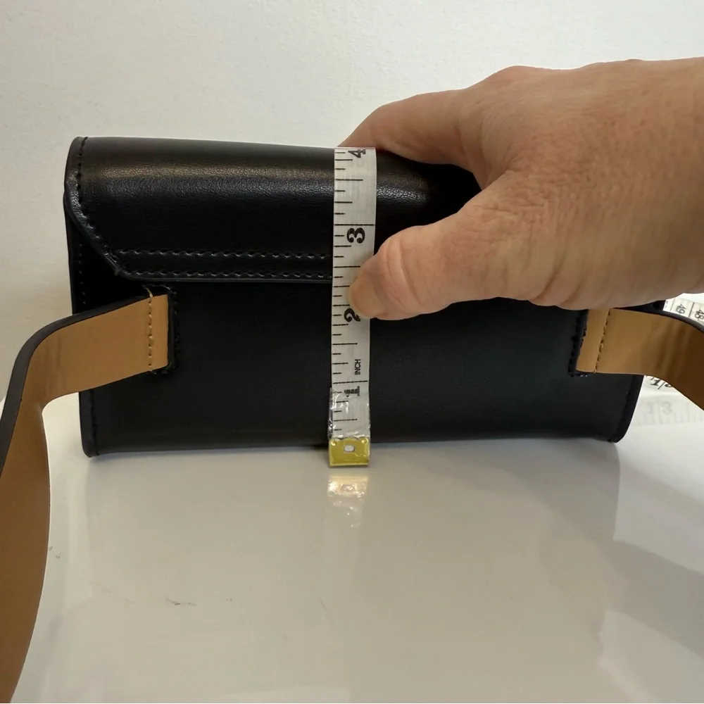 Kate Spade New York Black Leather Bow Belt Wallet Bag Fanny Pack L/XL NEW Travel - Picture 11 of 14